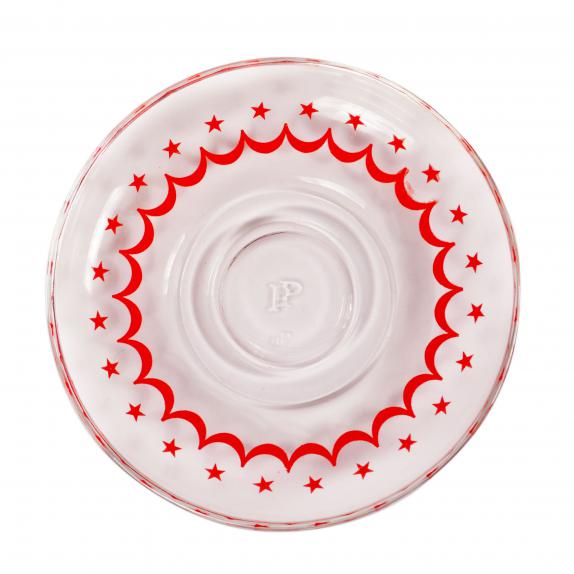 Round Glass Saucer 'Ottoman'  | Paşabahçe