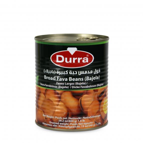 Foul Bajella 800g Durra Large Broad Beans 