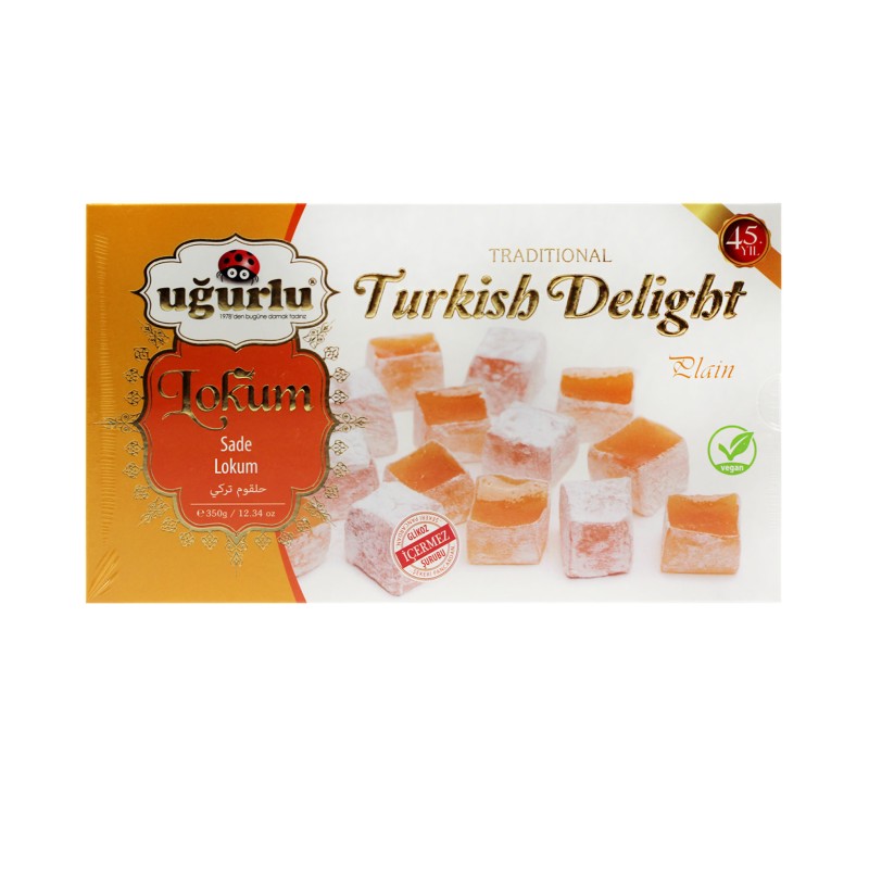 Turkish Delight Traditional Plain 350g | Uğurlu