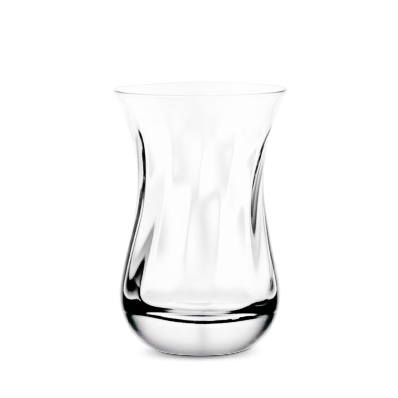 6x Turkish Tea Glass  'Aida Optik' 160 ml | Paşabahçe