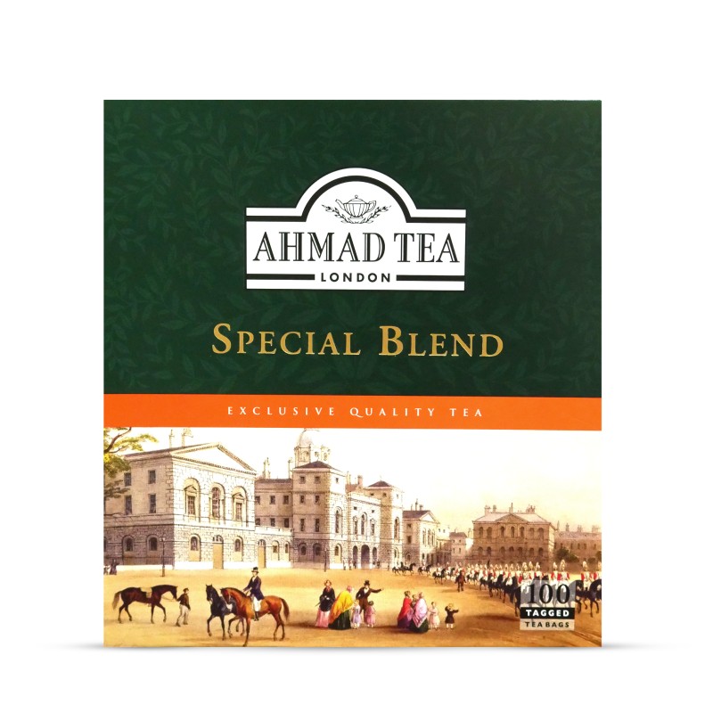 Special Blend 100 Tagged Tea Bags  200g  | Ahmad Tea