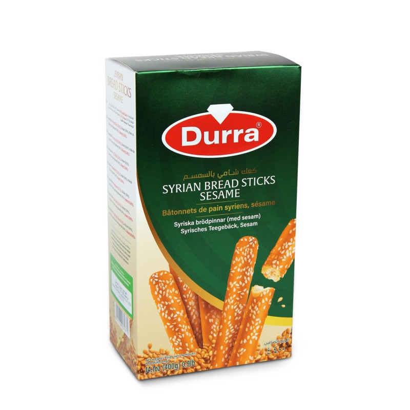 Paluchy Chlebowe z Sezamem Syryjskie  Kaak 400g | Durra