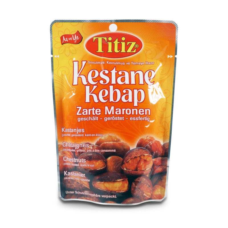 Chestnuts Peeled & Roasted 125g | Titiz