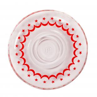 Round Glass Saucer 'Ottoman'   Paşabahçe