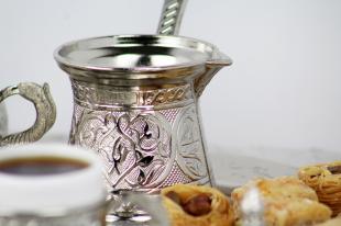 Turkish Silver Coffee Pot  220ml AYTEK HEDİYELİK