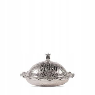 Small Silver Turkish Delight Pot 