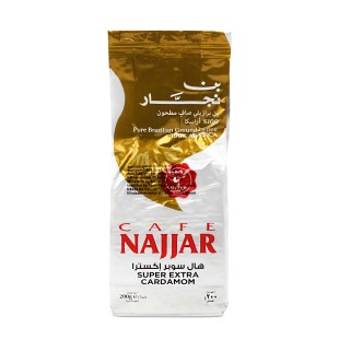 Ground Coffee with Super Extra Cardamom 200g  Cafe Najjar