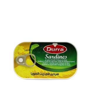 Moroccan Sardines in Soya Oil  125g   Durra
