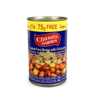 Fava Beans with Chickpeas 475g  Chtoura