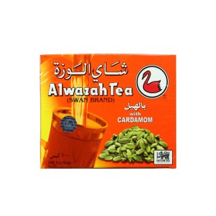 Alwazah Tea with Cardamom 100 Teabags   Swan
