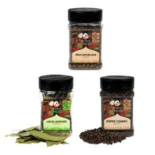 Soup, Stock & Broth Spice Set  AllSpice  Black Peppercorns Bay Leaf