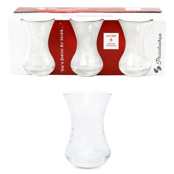szklanka 100 ml karbowana 6x