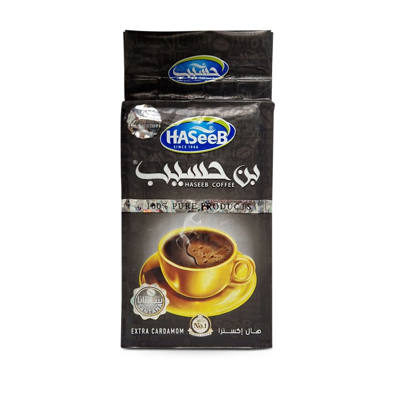 kawa 500 g Haseeb extra cardamon czarna