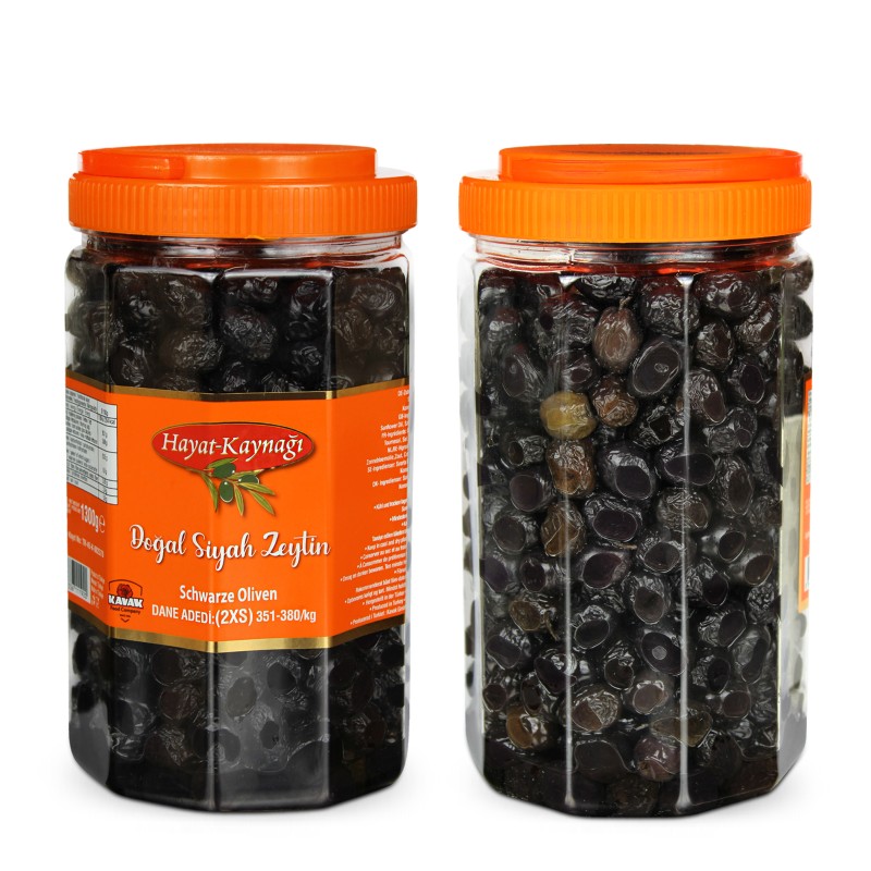czarne oliwki 1300 g Hayat 3
