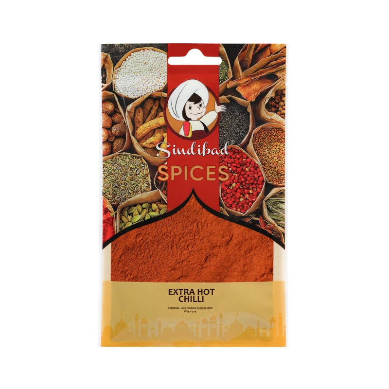 Extra Hot Chilli 50g Sindibad