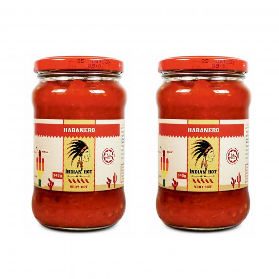Spicy Habanero Paste 345g Indian Hot  ( Set of 2)