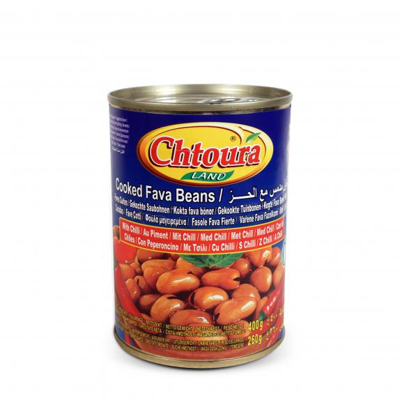 Foul Medames Fava Beans with Chilli 400g | Chtoura