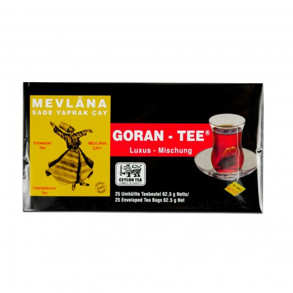 Ceylon Black Tea 25 Teabags Mevlana Goran 