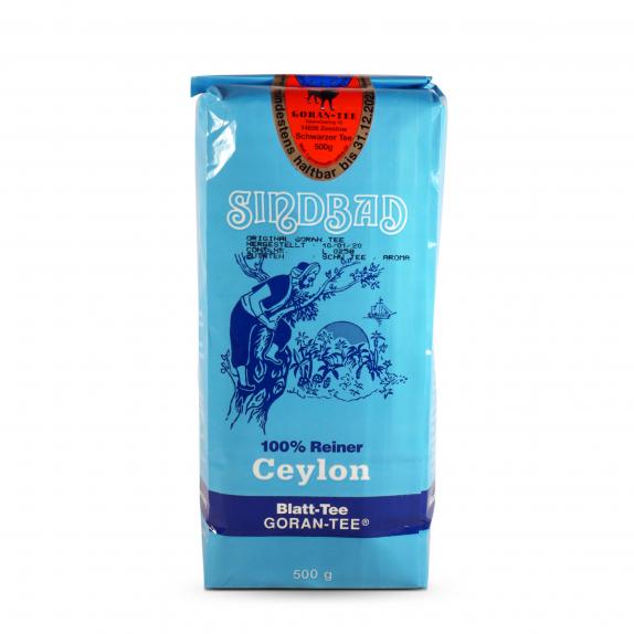 Loose Black Ceylon Tea Sindbad 500g Goran Tee