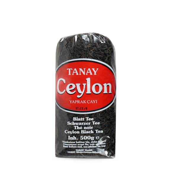 Loose Black Ceylon Tea Yaprak Cayi 500g | Tanay
