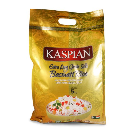 Ryż Basmati Extra Long Sella 5 kg | Kaspian
