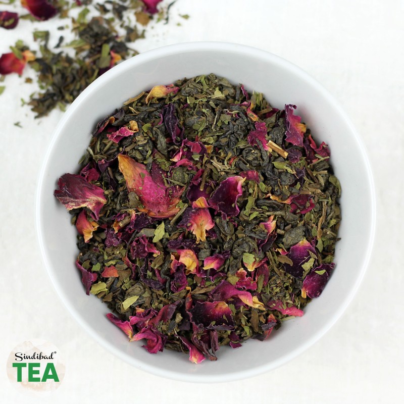 mieta i roza zielona herbata Sindibad 3