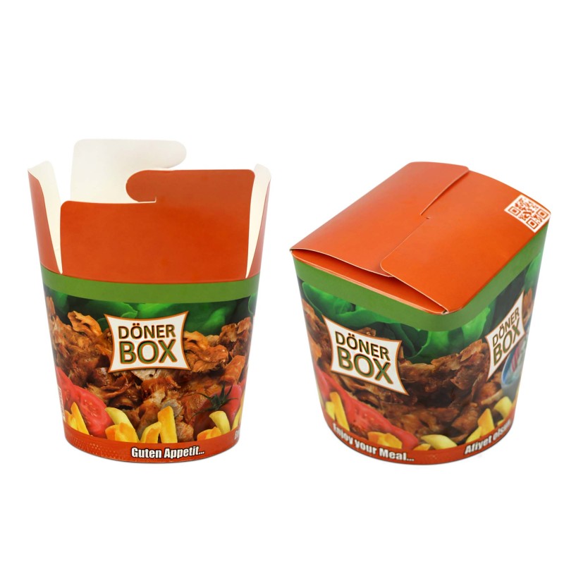 Opakowanie Döner Kebab Box 750 ml (26 oz) | 10x 50 szt
