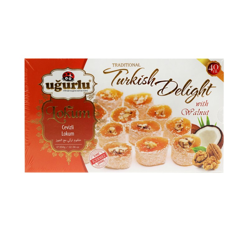 Turkish Delight  with Walnut 350g | Uğurlu