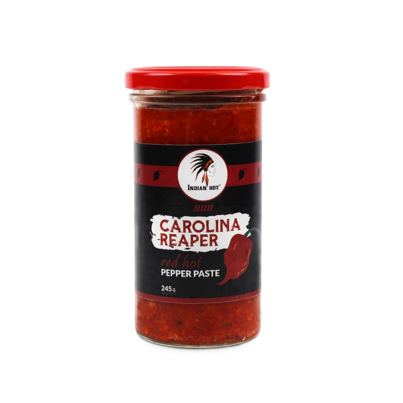 Green & Red Hot Carolina Reaper Paste & Harissa 3x 245g | Indian Hot