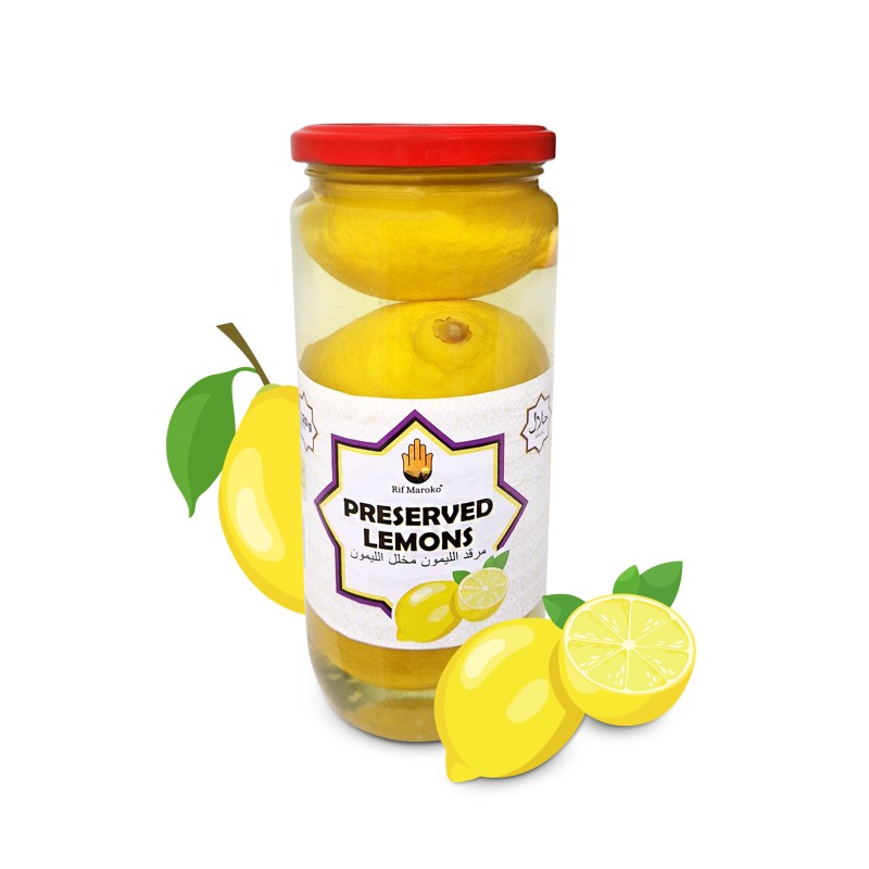 Preserved Lemons Mix 2x520g | Rif Maroko