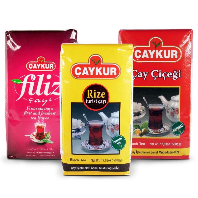  Loose Leaf  Tea | Filiz, Cicegi & Rize 3x500g | Caykur