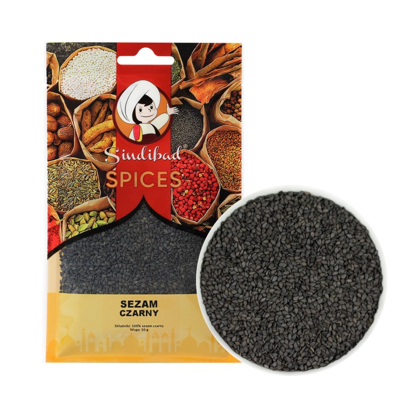 Black Sesame Seeds 50g | Sindibad