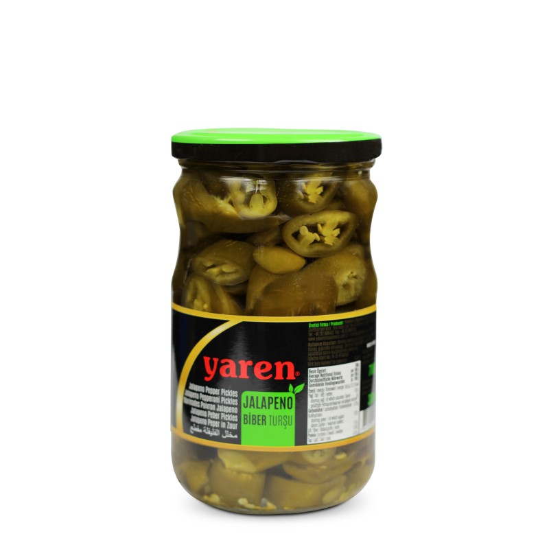 Green Jalapeno Slices 700g  | Yaren