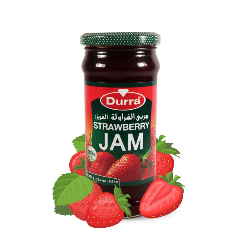 Strawberry Jam 430g | Durra
