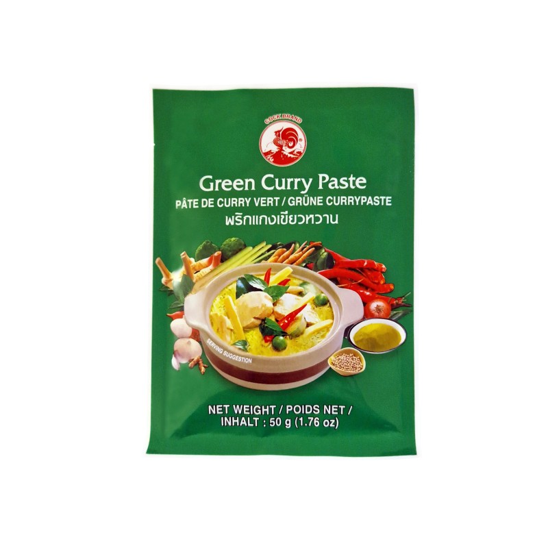 Pasta Curry Zielona 50g | Cock Brand