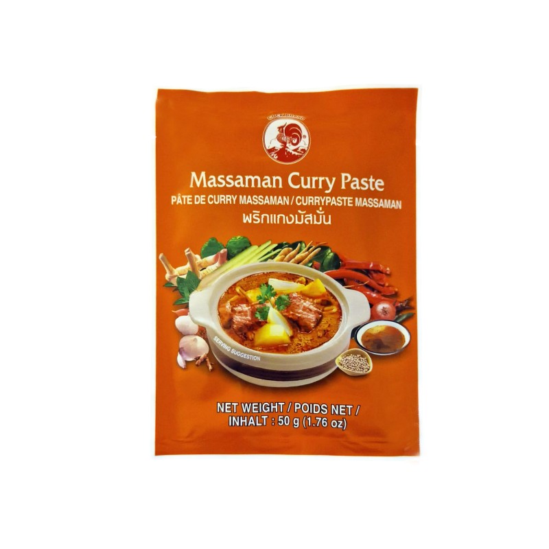 Massaman Thai  Curry Paste 50g | Cock Brand