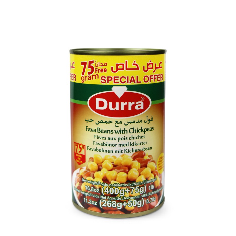 Fava Beans with Chickpeas 475g | Durra