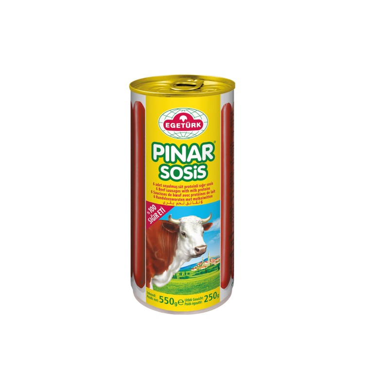 Beef Sausages Pinar 100% Halal  550g | Egeturk