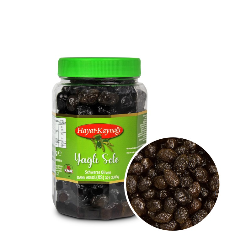 czarne oliwki 700 g Hayat K