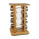 Bamboo Wood Spice Rack (8 Glass Jars) | Ernesto