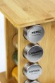 Bamboo Spice Rack + 8 Spices  Blends of your Choice | Ernesto