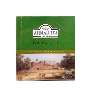 Herbata zielona Ahmad Tea 100 torebek 200g