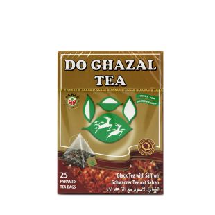 Czarna Herbata z Szafranem 25 torebek Do Ghazal