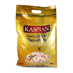 Ryż Basmati Extra Long Sella 5 kg  Kaspian