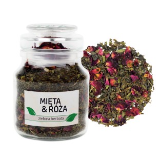 Zielona Herbata "Mięta & Róża" 45g  Sindibad