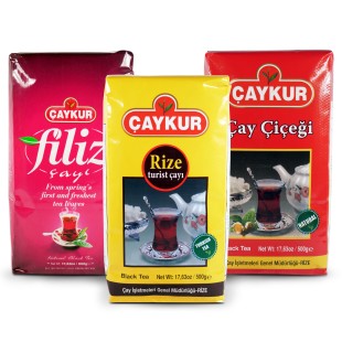  Herbata Czarna Liściasta  Filiz, Cicegi & Rize 3x500g  Caykur