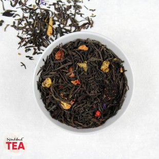 Herbata Czarna Liściasta "Poziomka & Owoce" 45g  Sindibad|