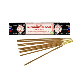  Indian Incense Sticks MIDNIGHT BLOOM  15g Satya