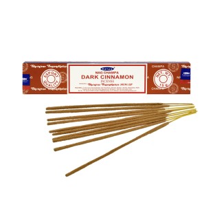 Indian Incense Sticks DARK CINNAMON 15g Satya