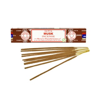 Indian Incense Sticks MUSK 15g Satya